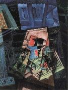 Juan Gris The still life in front of Window Spain oil painting artist